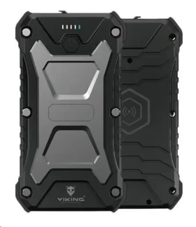 Viking SKADI1 10000mAh černá / Power banka / bezdrátové nabíjení / USB-C / USB-A (SKADI1)