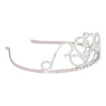 MIMI & LULA Dětská korunka Princess Tiara, stříbrná barva, kov