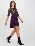 Šaty LK SK 506582 1.92 tmavě fialové - FPrice S-36