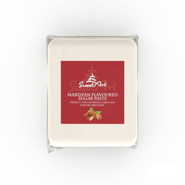 SweetArt potahovací a modelovací hmota s příchutí marcipánu White (500 g)