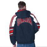 Starter Pánská bunda Gonzaga Bulldogs NCAA Frontier Hooded Jacket Velikost: XL