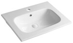 SAPHO - SET koupelnová skříňka CIRASA 60cm s umyvadlem a LED zrcadlem, 2x zásuvka, dub alabama KSET-093