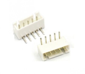 JST XH 2,54 mm 5-Pin konektor na DPS - Pravý úhel