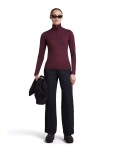 Dámské merino spodky ICEBREAKER Wmns Merino 200 Oasis High Rise Leggings, Dark Berry velikost: M