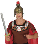 Římský kostýmový meč stříbrno-zlatý 60 cm