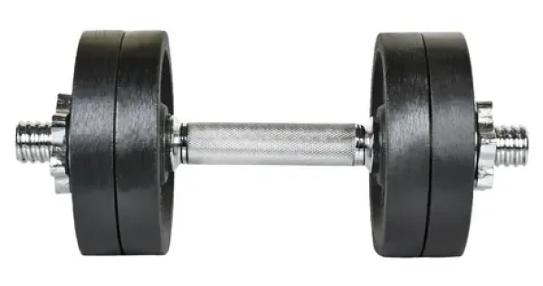 RULYT Angular Nakládací činka 12 kg / 30 mm tyč / 4x 2,5 kg kotouč / 7–12 kg
