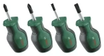Bosch DIY Stubby / Sada šroubováků / 4 ks / SL4, SL6,5, PH1, PH2 / ocel S2 (1600A032UJ)
