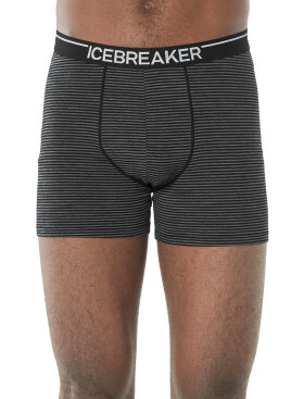 Pánské boxerky ICEBREAKER Mens Anatomica Boxers, Gritstone Heather velikost: S