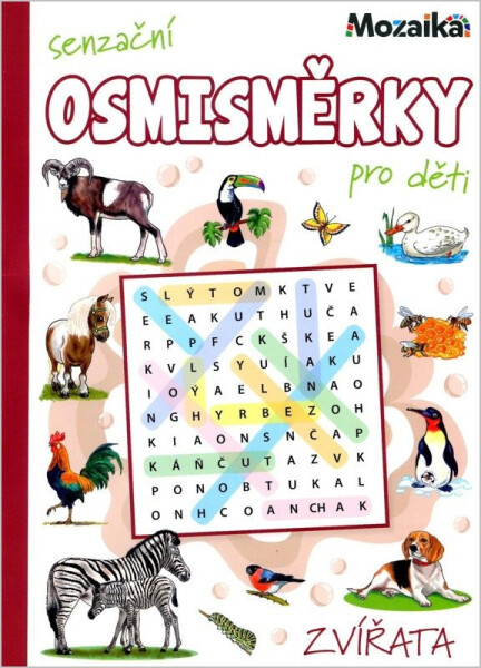 Senzační osmisměrky pro děti Zvířata