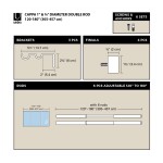 Stříbrná roztažitelná dvojitá garnýž 305-457 cm Umbra CAPPA