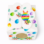 Cake star Velikonoční krabička bílá 10x10x7,5cm