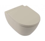 VILLEROY & BOCH - Subway 2.0 Závěsné WC, DirectFlush, CeramicPlus, Almond 5614R0AM