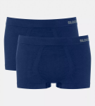 Pánské boxerky GO Smooth Hipster 2P - UNKNOWN - tm. modré 6722 - SLOGGI DEEP WATER L