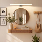 Nástěnné svítidlo LED 8W 40CM APP368-1W - chrom OSW-08434
