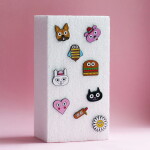 Studio Arhoj Odznáček Daisy, žlutá barva, kov