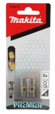 Makita E-03218 Impact Premier Sada bitů T20x 25 mm 2 ks (E-03218)