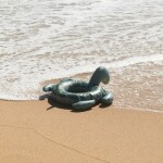 LIEWOOD Nafukovací kruh Phoebe Turtle, zelená barva, plast