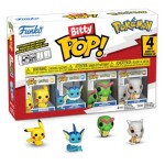 Pokémon minifigurky Bitty POP! Pikachu 4-pack - 2 cm (Série 1)