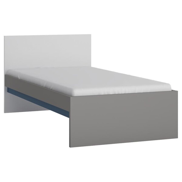 Postel Laser LASZ01B 90 šedá platina/černá perla/bílý alpský/modrá