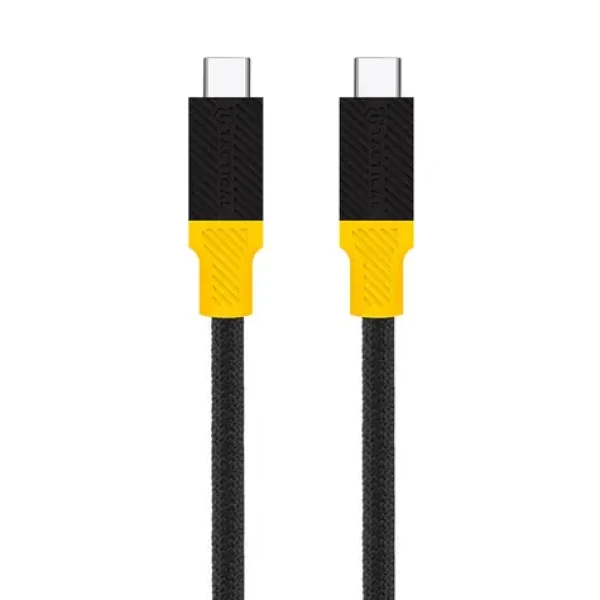 Tactical Blackbird Kabel USB4 (USB-C) 1m černá/žlutá (57983121230)