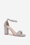Sandály na podpatku model 215641 Step in style 39