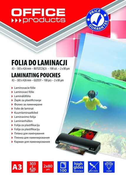 Office Products laminovací A3, lesklé