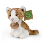 Plyšová kočka 11 cm sedící ECO-FRIENDLY, 6 druhů