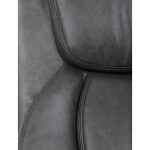 Kancelářské křeslo, houpací mechanismus, šedá ekokůže, KA-F1385 GREY