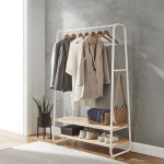 Věšák, kov, bílá, AUV-E1112 WT