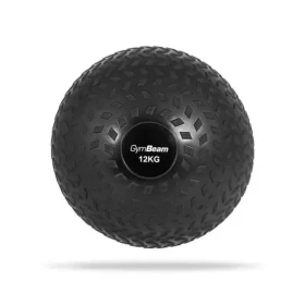 Posilovací míč Slam Ball - GymBeam (černá) (51178-4-12kg)