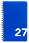 Diář 2027 14denní, modrý