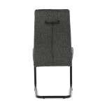 Jídelní židle, šedá, látka, DCL-P3107 GREY2