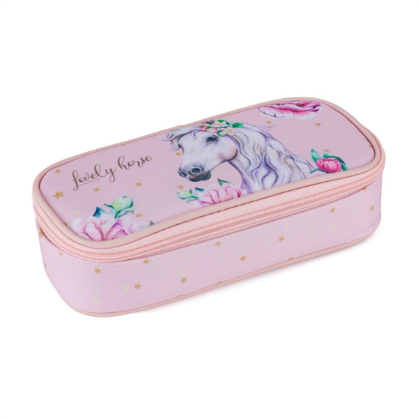 Školní pouzdro KARTON P+P KOMFORT - Kůň Romantic