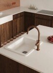 DEANTE - Kuchyňská baterie Evora, broušený bronz BQJ_C62M