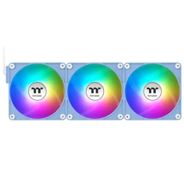 Thermaltake CT140 EX Reverse ARGB Sync PC Cooling Fan modrá / Hydraulic Bearing / 140mm / 32.8dB @ 1800rpm / 4 pin / 3ks (CL-F199-PL14BU-A)