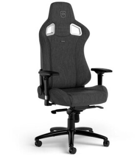 Noblechairs EPIC TX antracitová / Herní židle / textil / nastavitelná / pojezdová kolečka / nonsnost 120 kg (NBL-EPC-TX-ATC)