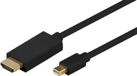 MicroConnect kabel Mini DisplayPort 1.2 (M) - HDMI (M) 2m černá (MDPHDMI2B)