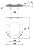 Laufen - Pro WC sedátko Slim, bílá H8989600000001