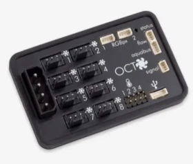 Aqua Computer OCTO / fan controller pro 8x PWM / aquabus / 4x temp / flow sensor / 2x RGBpx (53286)