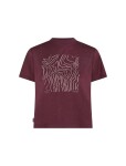 ICEBREAKER Wmns Merino 150 Tech Lite SS Crop Tee Gr8, Dark Berry velikost: L