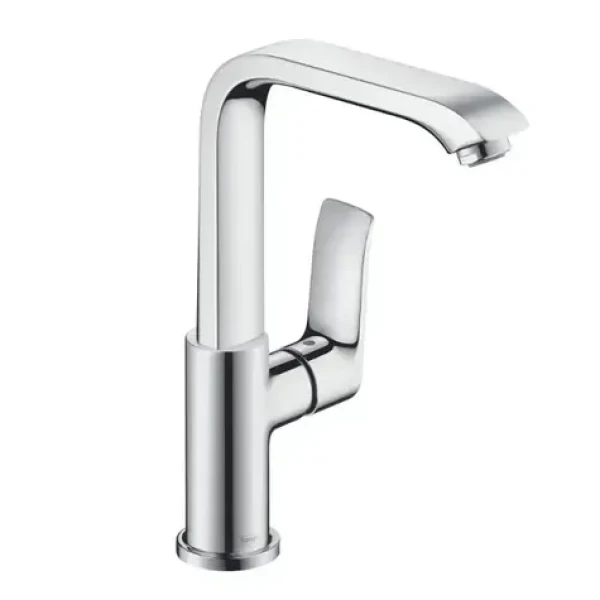 Hansgrohe Metris New - Umyvadlová baterie s otočným výtokem a výpustí chrom (31087000)