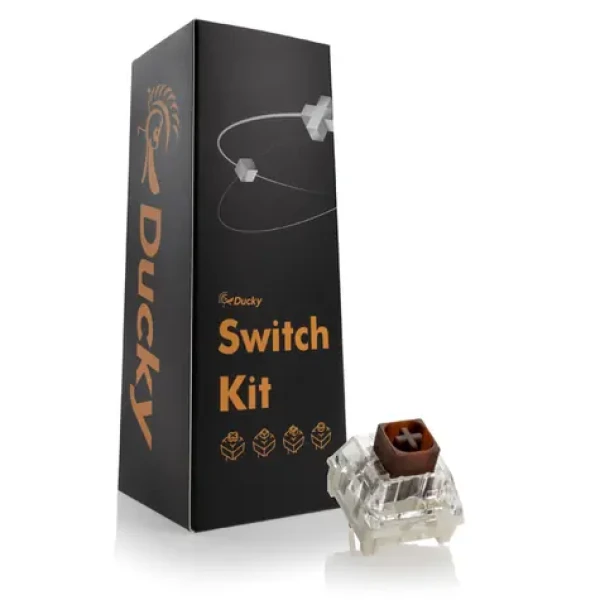 Ducky Kailh Box Brown Switches / mechanické / 3-Pin / taktilní / MX-Stem / 50g / hnědá / 110 kláves (DSK110-BPA2)