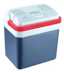 Guzzanti GZ 24A modrá-bílá / Termoelektrický chladicí box / 53W / 12V 220 - 240V / Objem 24 L / funkce ohřevu (GZ 24A)