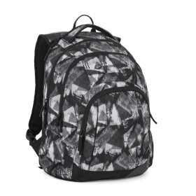 Bagmaster LINCOLN 26 A studentský batoh – černo-bílý