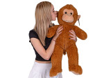 Plyšová opice Plush Friends 80 cm - světle hnědá