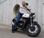 Dámské džíny na moto Trilobite Parado doublelayer Aaaa slim fit blue level 2 - 36 / modrá