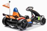 Mamido Dětská elektrická motokára McLaren Drift oranžová