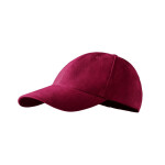 Unisex čepice 6P (granátová) nastavitelný