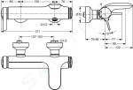 IDEAL STANDARD - Melange Vanová baterie, chrom A4271AA