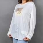 HOSH Top Eldar Velikost: UNI, Barva: Bílá